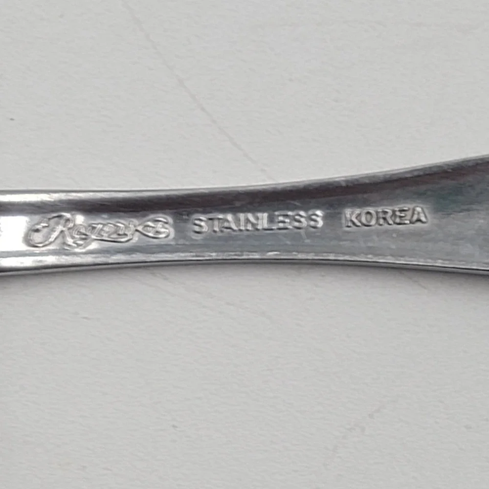 14pc Stanley Roberts Dream Rose Stainless Flatware Set Spoons Fork Knives Korea